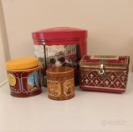 scatole latta vintage