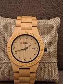 Orologio in legno Würth nuovo