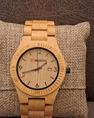 Orologio in legno Würth nuovo