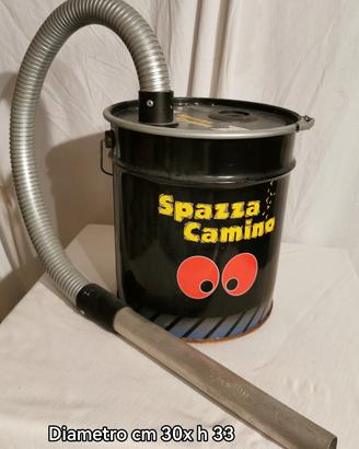 Bidone aspira cenere per caminetto