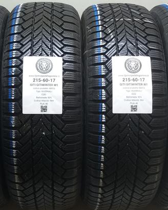 4 GOMME 215 60 17 GITI A68416