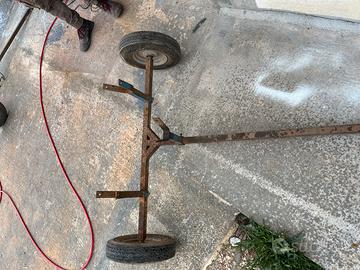 Carrello per  motozappa