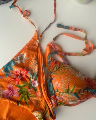 Bikini Calzedonia donna fantasia floreale usato