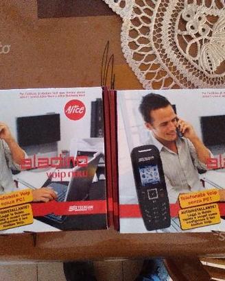 N.2 telefoni cordless voip new aladino nuovo