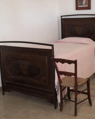 LETTO ANTICO STILE LIBERTY FINE '800 /'900