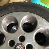 4 Gomme  e cerchi Alfa Romeo 156 185/65/15 88T m+s