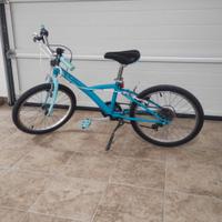 Bici Decathlon 120 bambina/bambino verde acqua