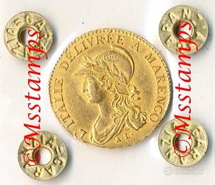 Repubblica Subalpina Torino 20 franchi oro