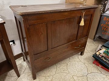 Cassone vero legno arte povera (antico)