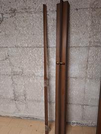 porta a soffietto in legno
