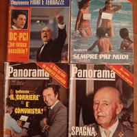 PANORAMA Ed.Mondadori. Lotto di 4 1973-1975.