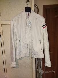 Giubbotto Moncler Courchevel Biker - Bianco