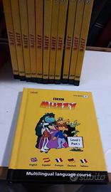 MUZZY multilingual language course gialla DVDBOOK