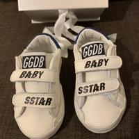 Neonato scarpette - golden goose - blu sstar n.17