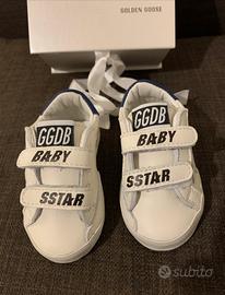 Neonato scarpette - golden goose - blu sstar n.17