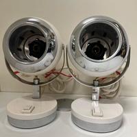 COPPIA LAMPADE 'SPACE-AGE' ANNI '70