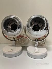 COPPIA LAMPADE 'SPACE-AGE' ANNI '70