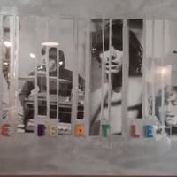 THE BEATLES OPERA POP SOTTO PLEXIGLASS cm 70x50x6