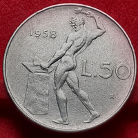 50 lire 1958 rara