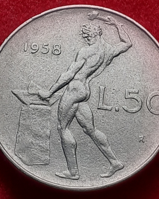 50 lire 1958 rara