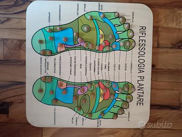 Tavoletta  per riflessologia plantare