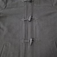 Cappotto nero lungo uomo