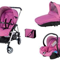 TRIO BebèConfort PASSEGGINO NAVETTA OVETTO FUCSIA