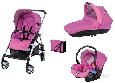 TRIO BebèConfort PASSEGGINO NAVETTA OVETTO FUCSIA