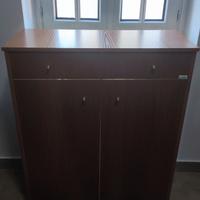 Mobile contenitore rete in ferro singolo 