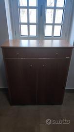 Mobile contenitore rete in ferro singolo 