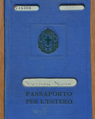 Passaporto del regno d'italia
