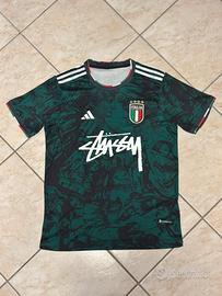 Maglia da calcio Stüssy x Adidas Italia Verde