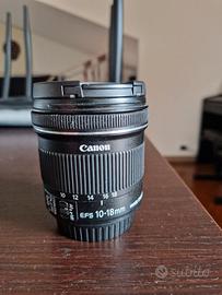 Canon efs 10 18 stm
