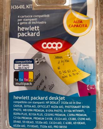 4 Cartucce compatibili HP 364 XL