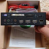 Frontalino multimediale con USB e lettori memory c