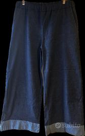 Pantalone cotone effetto jeans