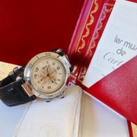 Cartier Pasha 1050 rose fume dial