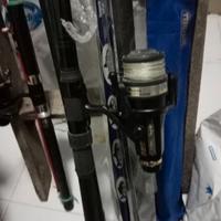 Canne da pesca vintage e attrezzatura