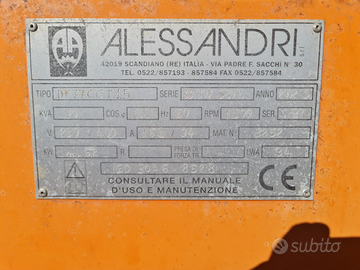 Gruppo elettrogeno, 70 kwa iveco aifo