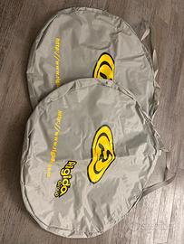 Coppia di borse portaruote