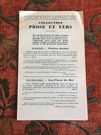 Foglietto editoriale pubblicitario 1930 Payot