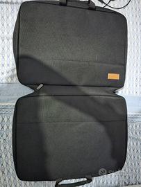 Borsa porta PC 17,3" + Base di raffreddamento Ewen
