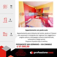 Appartamento con 2 camere e doppi servizi+cantina