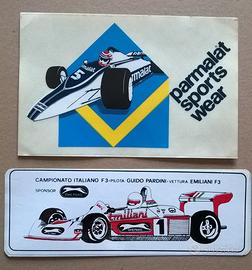 Gio.adesivi: Lotto 2 pz serie Auto da Corsa