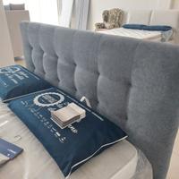 LETTO MATRIMONIALE CONTENITORE IMBOTTITO (NUOVO)