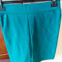 Minigonna verde Forever 21 taglia s