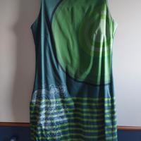 Abito estivo DESIGUAL, Taglia M, colore Verde