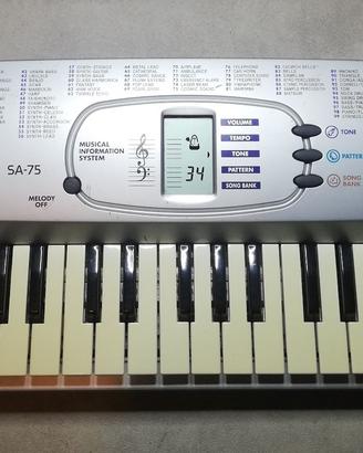 Piano elettrico CASIO mod. SA-75