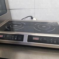 Piastra doppia a induzione professionale 