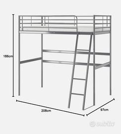 Letto soppalcato Ikea